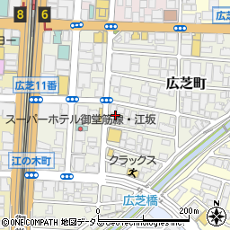 大阪府吹田市広芝町周辺の地図