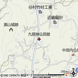 九頭神公民館周辺の地図