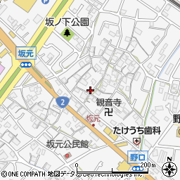 兵庫県加古川市野口町坂元562周辺の地図