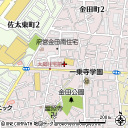 大阪府守口市金田町2丁目3周辺の地図