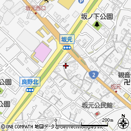 兵庫県加古川市野口町坂元637周辺の地図