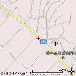 静岡県牧之原市中584-12周辺の地図