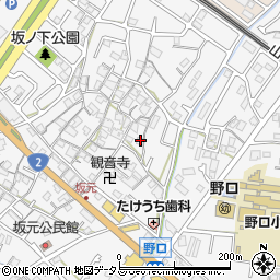 兵庫県加古川市野口町坂元493周辺の地図