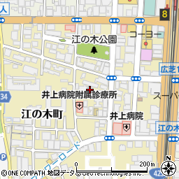 江坂シビル館２周辺の地図