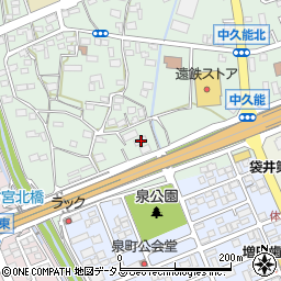 静岡県袋井市久能1105周辺の地図