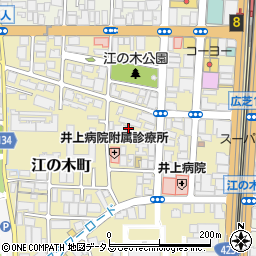 吹田ポッポ保育園江坂校周辺の地図