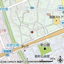 静岡県袋井市久能1101周辺の地図