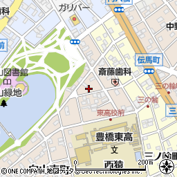 愛知県豊橋市向山東町47周辺の地図