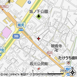 兵庫県加古川市野口町坂元568周辺の地図