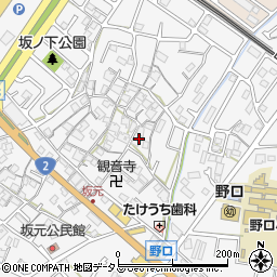 兵庫県加古川市野口町坂元527周辺の地図