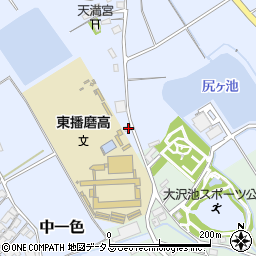 兵庫県加古郡稲美町中一色267周辺の地図