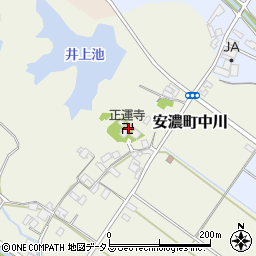 三重県津市安濃町中川267周辺の地図