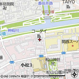 山田晒染工業株式会社周辺の地図