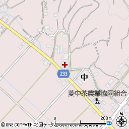 静岡県牧之原市中520周辺の地図