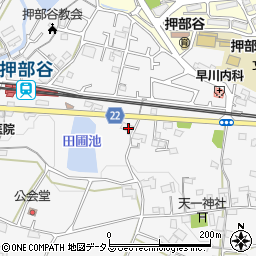 兵庫県神戸市西区押部谷町福住29周辺の地図