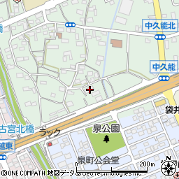 静岡県袋井市久能1104周辺の地図