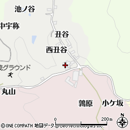 京都府木津川市加茂町大野西丑谷99周辺の地図