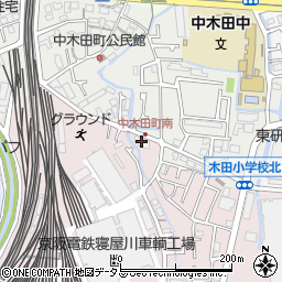 大倉工業京阪社宅周辺の地図