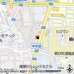 高浦石油株式会社　寝屋川東ＳＳ周辺の地図