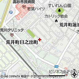 兵庫県高砂市荒井町蓮池3丁目11周辺の地図