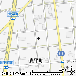 静岡県浜松市中央区貴平町641周辺の地図