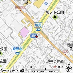 兵庫県加古川市野口町坂元35周辺の地図