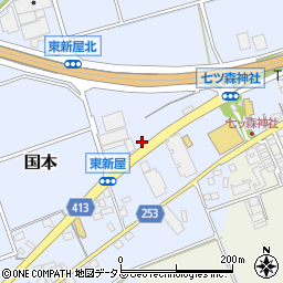 静岡県袋井市国本2781周辺の地図