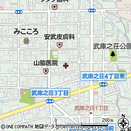 リハケア武庫之荘周辺の地図