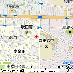 泉州電業大阪本店周辺の地図