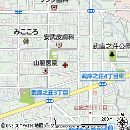 リハケア武庫之荘周辺の地図