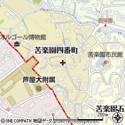 兵庫県西宮市苦楽園四番町5-38周辺の地図