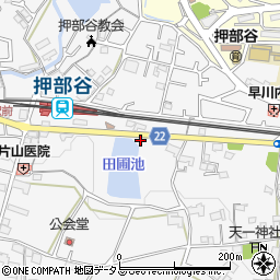 兵庫県神戸市西区押部谷町福住481-1周辺の地図
