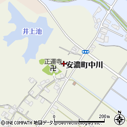 三重県津市安濃町中川265周辺の地図