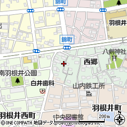愛知県豊橋市花田町西郷120-4周辺の地図