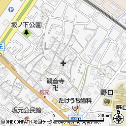 兵庫県加古川市野口町坂元525周辺の地図