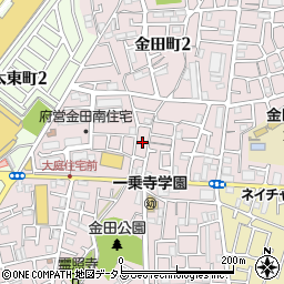 大阪府守口市金田町2丁目8周辺の地図