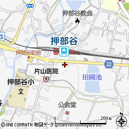 兵庫県神戸市西区押部谷町福住498-3周辺の地図