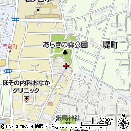 兵庫県西宮市荒木町13-14周辺の地図