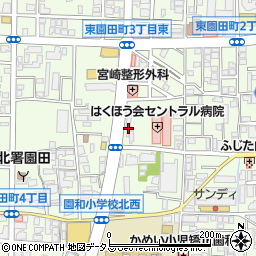 コスモセルフステーション東園田ＳＳ周辺の地図