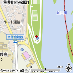 高砂河川公園トイレ周辺の地図