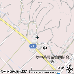 静岡県牧之原市中561周辺の地図