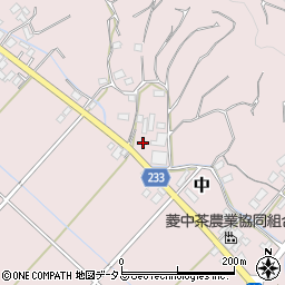 静岡県牧之原市中521周辺の地図