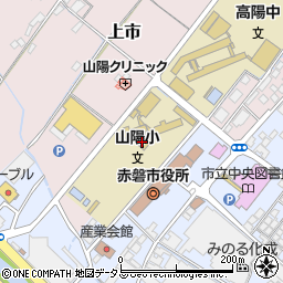岡山県赤磐市上市123周辺の地図