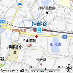 兵庫県神戸市西区押部谷町福住505-3周辺の地図