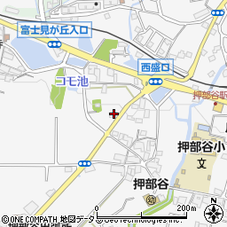 兵庫県神戸市西区押部谷町西盛256-1周辺の地図