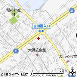 静岡県榛原郡吉田町住吉3573-1周辺の地図