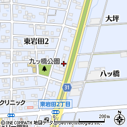 Ｉ－ＳＴＡＧＥ東岩田周辺の地図