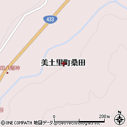 広島県安芸高田市美土里町桑田周辺の地図