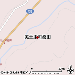 広島県安芸高田市美土里町桑田周辺の地図