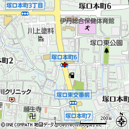 塚口本町６周辺の地図